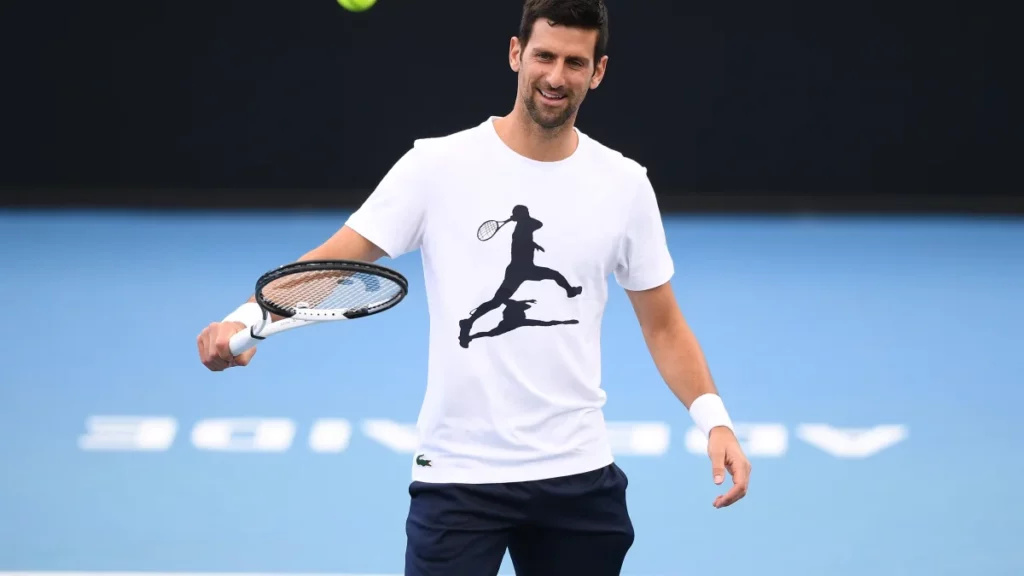 Djokovic in Australia.