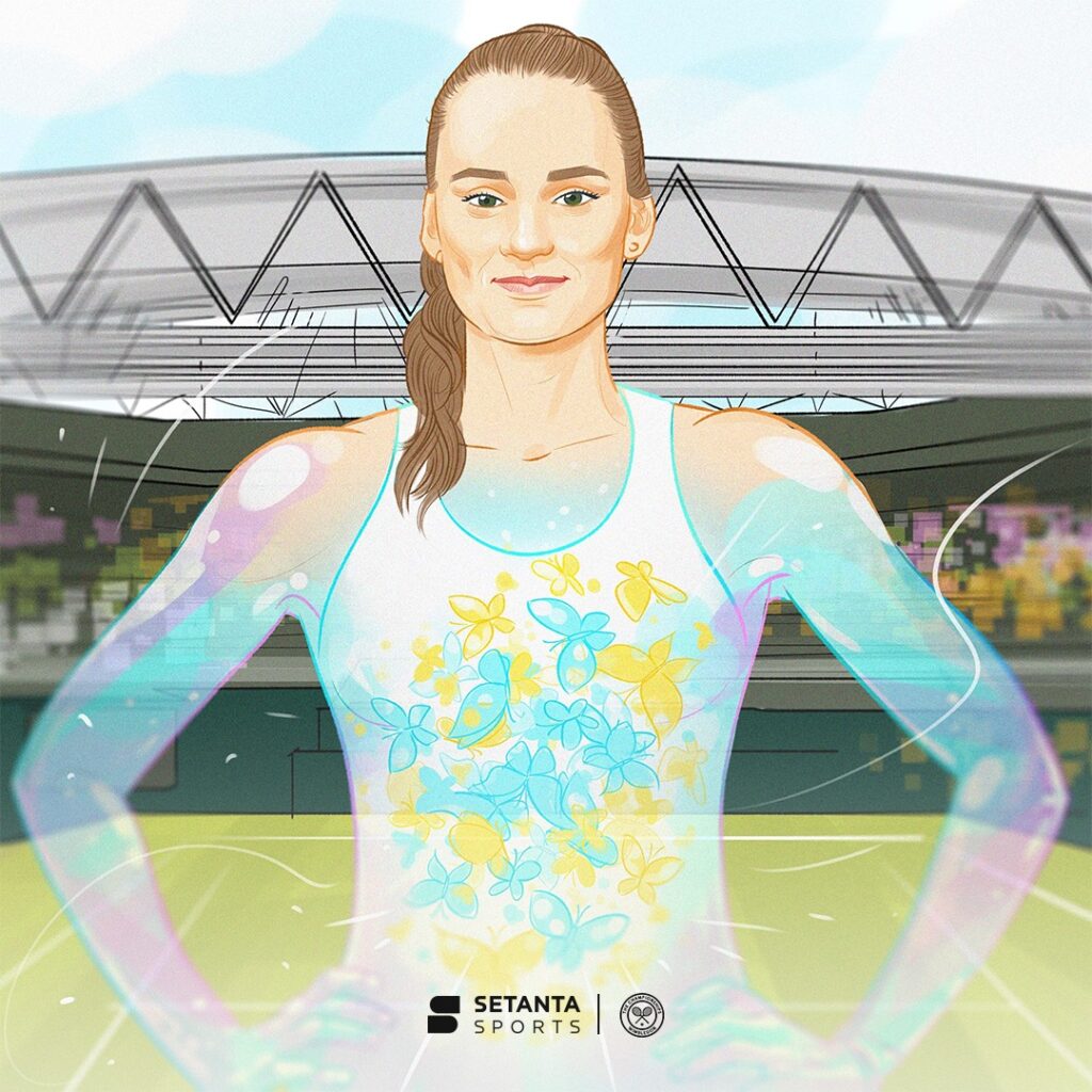 Rybakina was sparkling in Wimbledon.