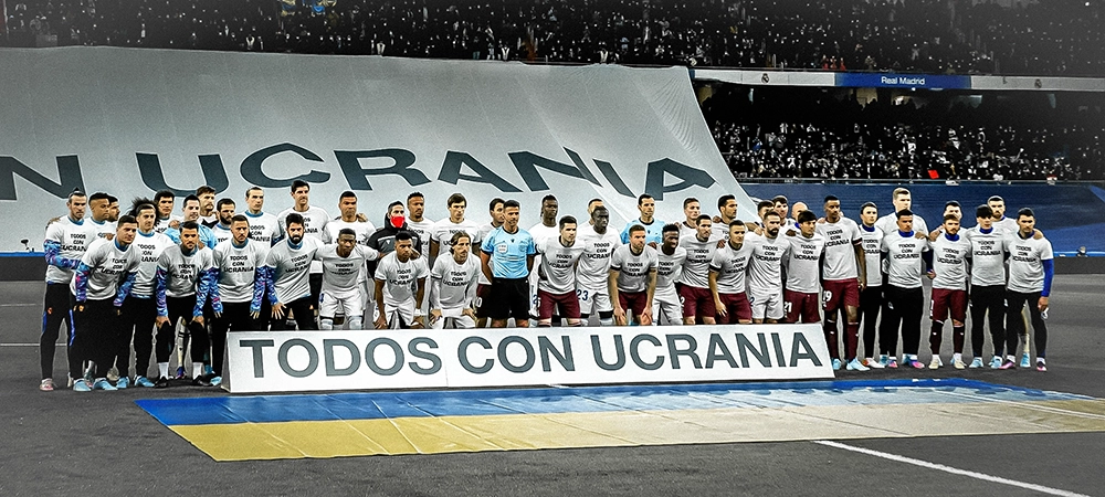Real Madrid supports Ukraine | Setanta Sports