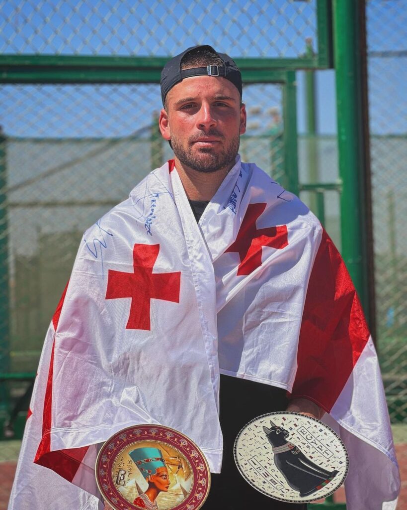 Saba Purtseladze wins his ITF titles in Egypt.