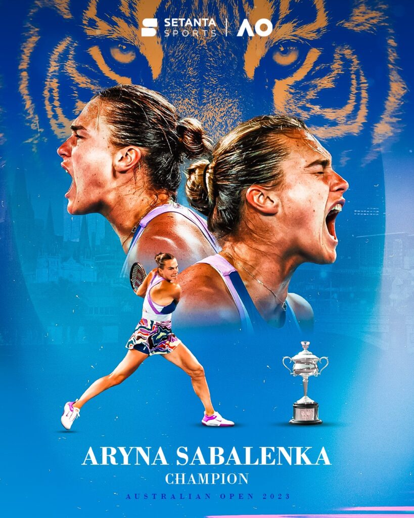 Sabalenka is champion.