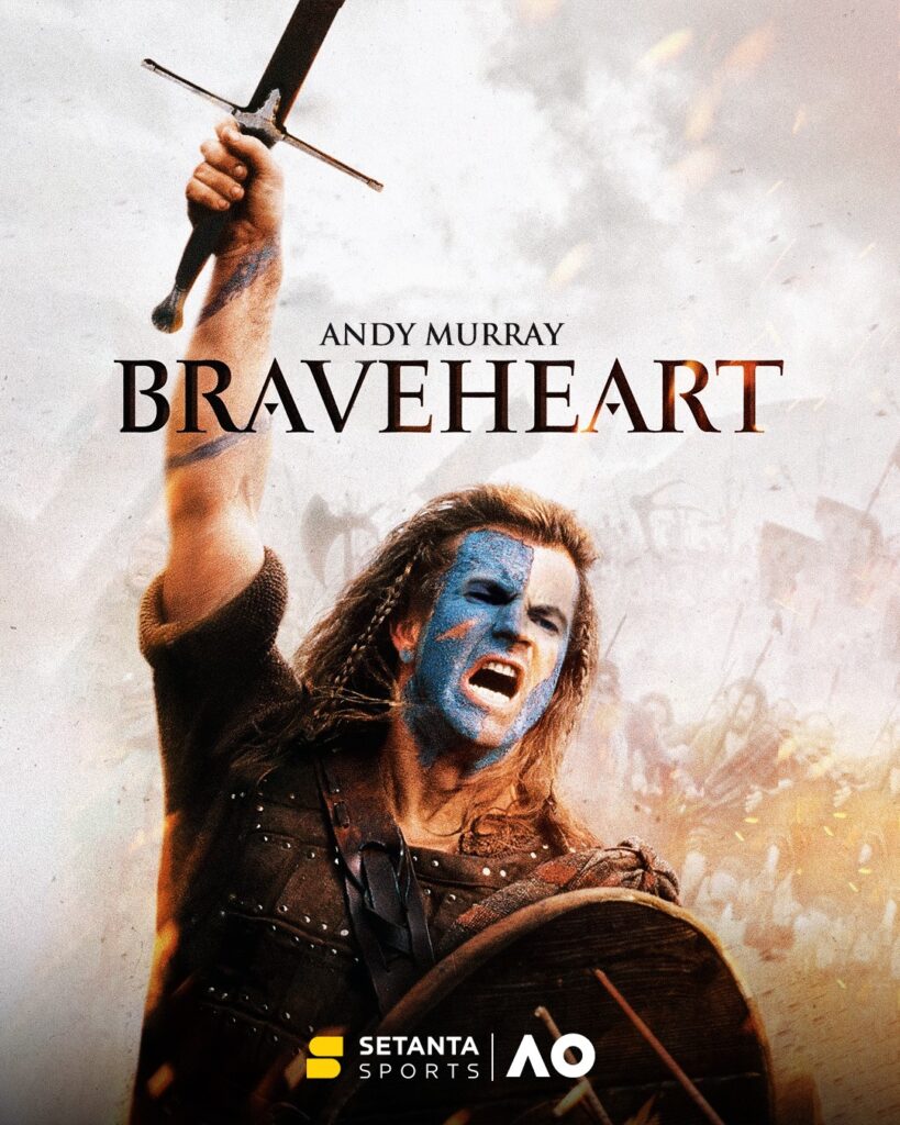 Andy Murray braveheart