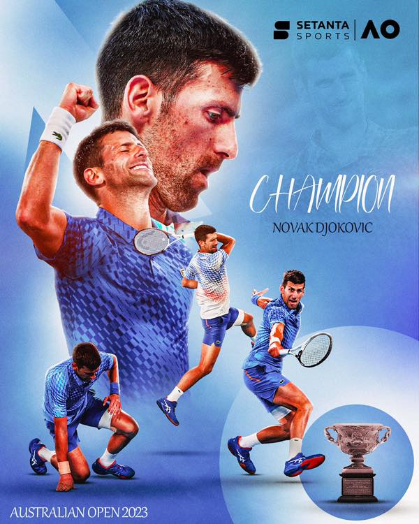Novak Djokovic champion