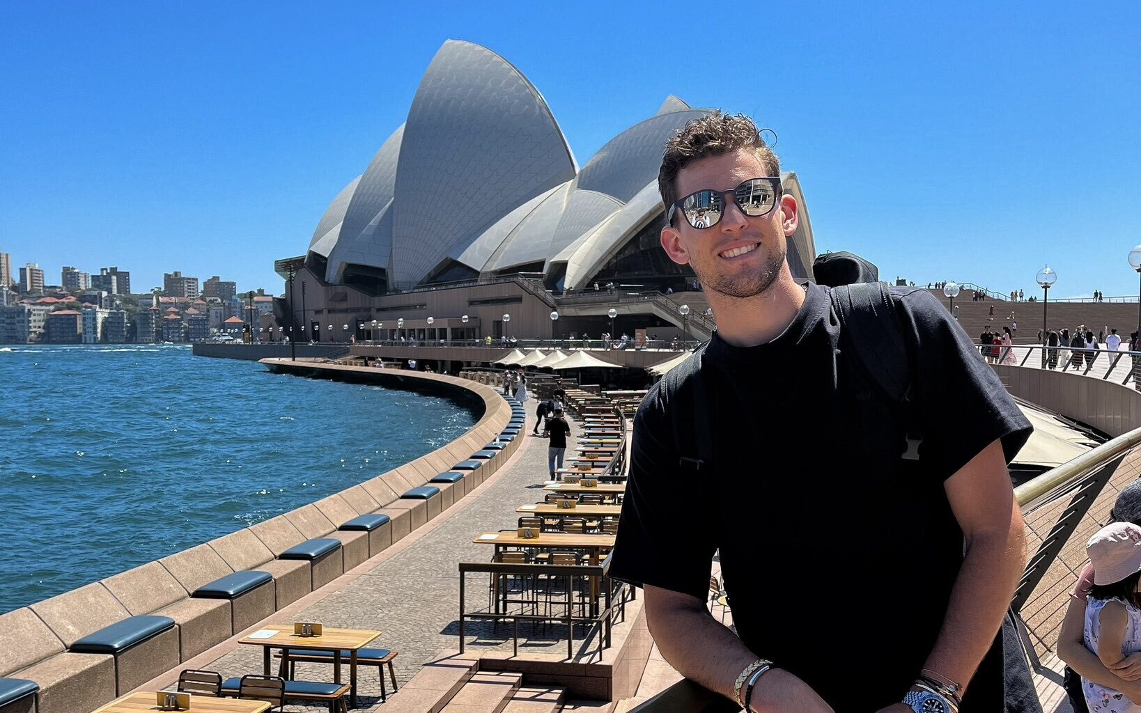 Thiem is in Sydney.