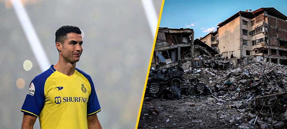 Роналду отправил гуманитарную помощь жертвам землетрясений в Турции и Сирии