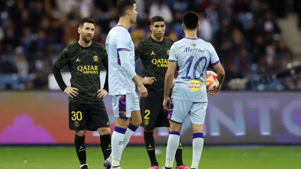Messi vs Ronaldo last match - Al Nassr - PSG | Setanta Sports