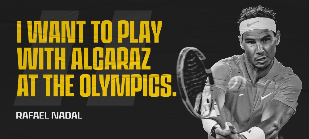 Рафаэль Надаль: «Хотел бы сыграть в паре с Алькарасом на Олимпиаде»