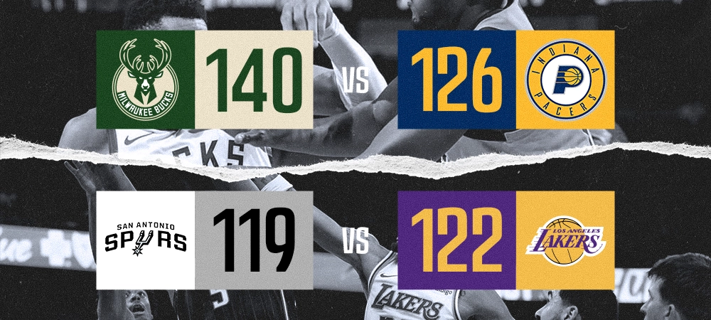 НБА. 64 очка Адетокумбо, 18-е подряд поражение «Сперс»