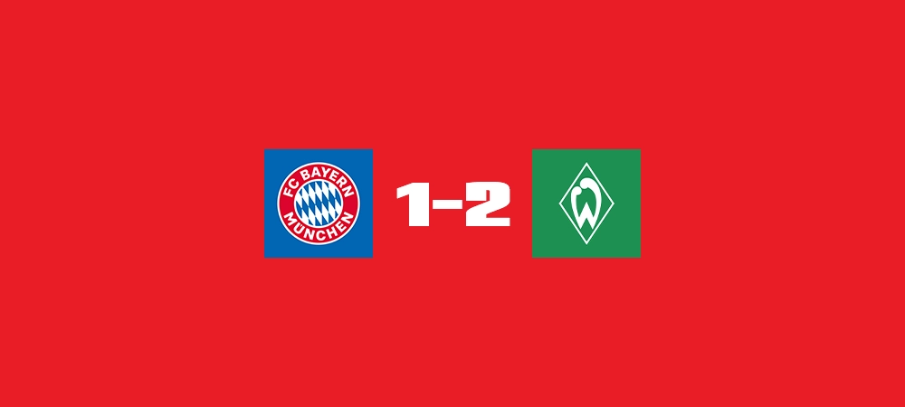 «Бавария» проиграла «Вердеру» – минус семь от «Байера»