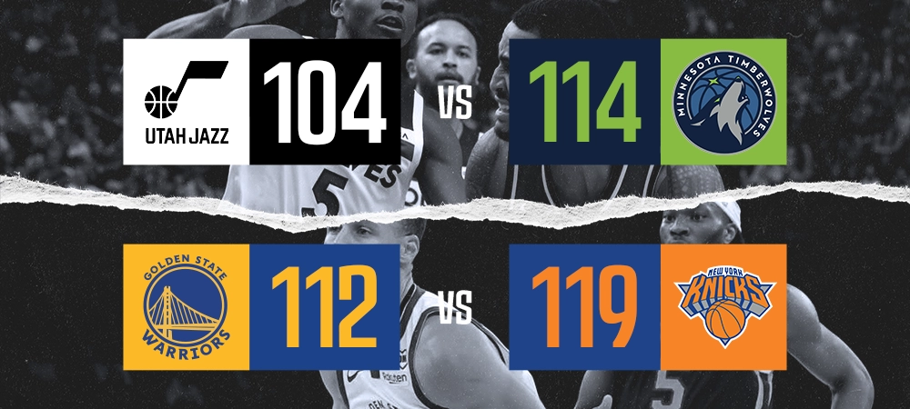 «Никс» выиграли четвертый подряд матч НБА, нанеся «Уорриорз» 18-е домашнее поражение при 17 выигранных встречах.