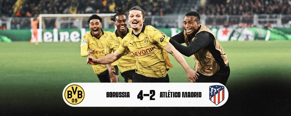 «Дортмунд» вырвал полуфинал у «Атлетико» – 4:2