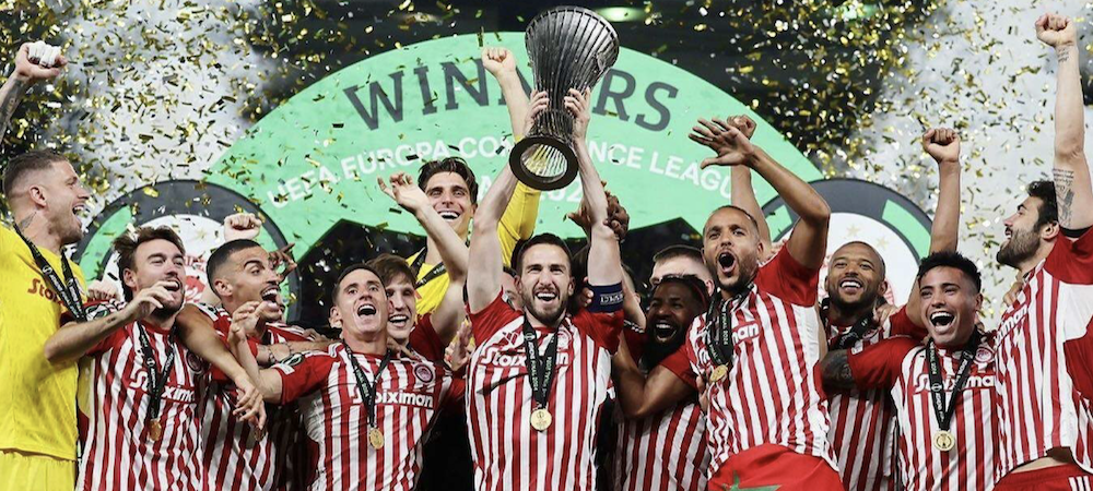 Olympiacos won Conference league