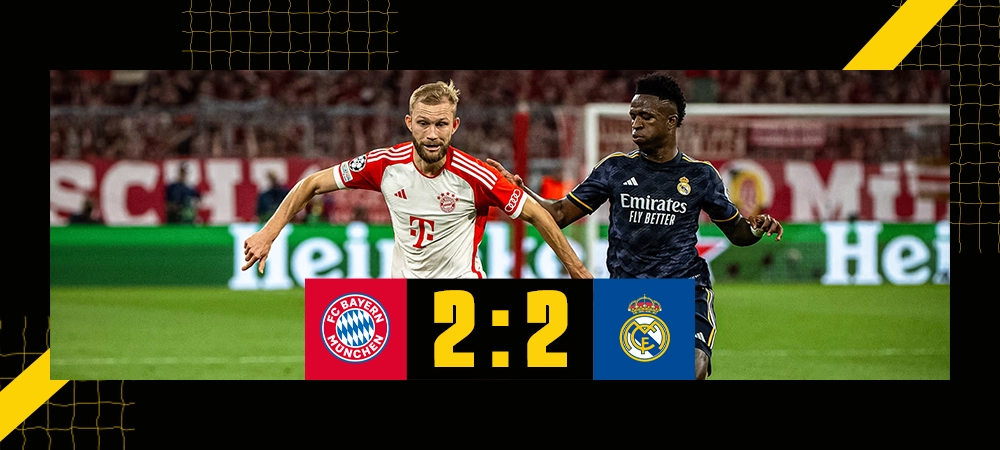 «Бавария» сыграла вничью с «Реалом» – 2:2