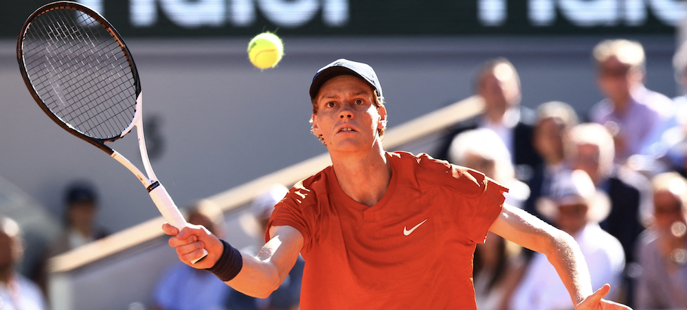 Jannik Sinner at Halle final