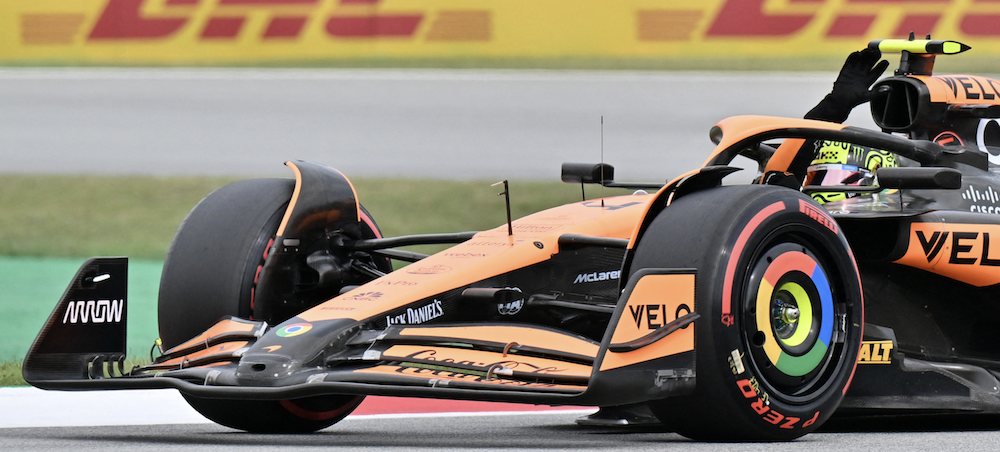 Lando Norris on pole in Spain