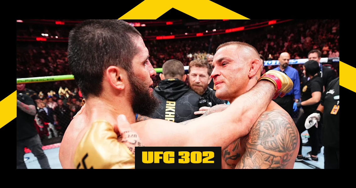 UFC 302: Махачев задушил Порье