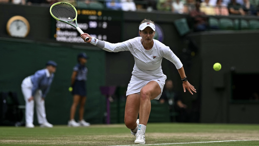 Barbora Krejcikova at Wimbledon