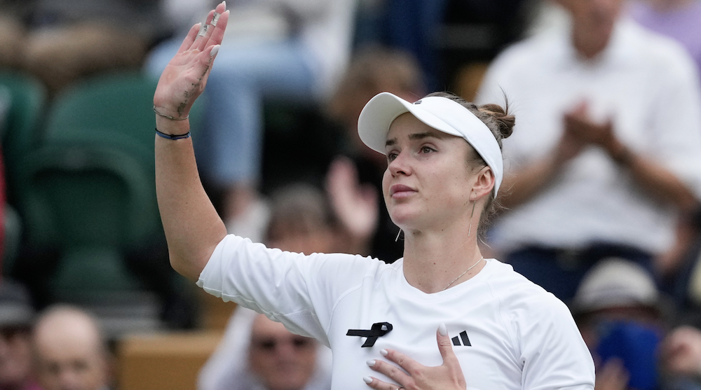 Elina Svitolina at Wimbledon quaterfinal