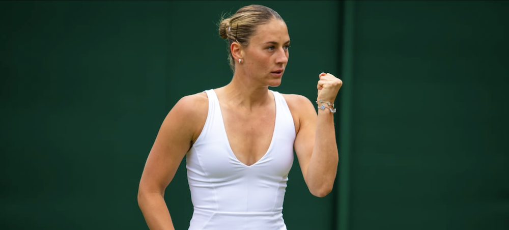 Marta Kostiuk at Wimbledon