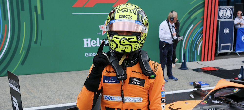 Lando Norris won pole position at Zandvoort