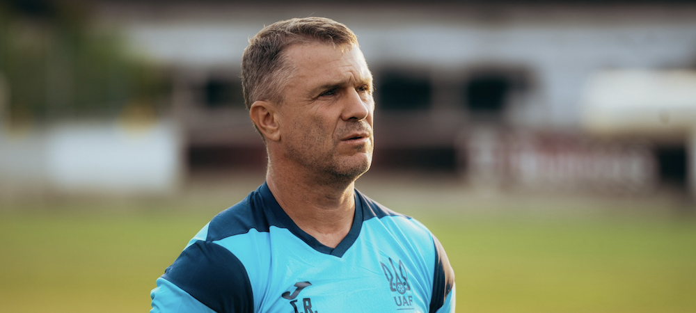 Serhii Rebrov before Ukraine - Albania