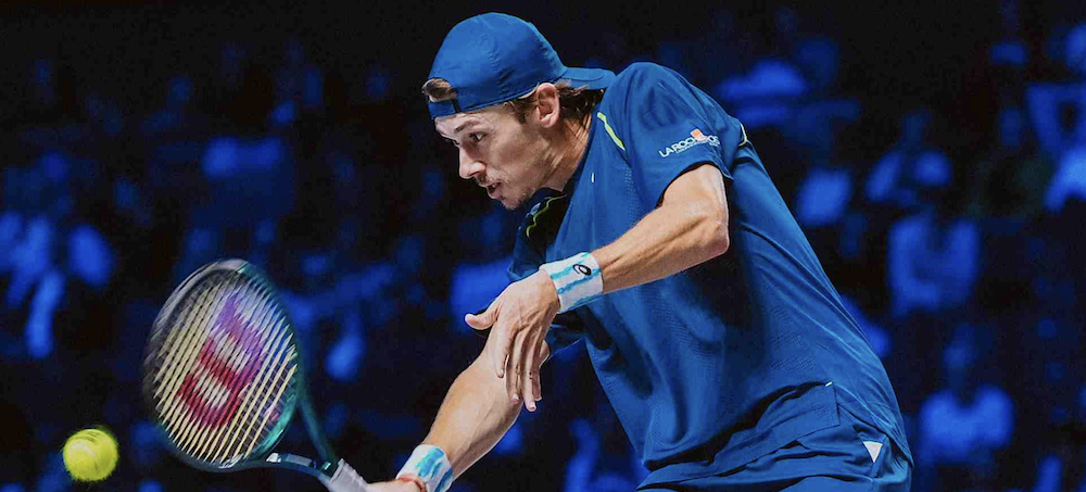 Alex De Minaur at Vienna