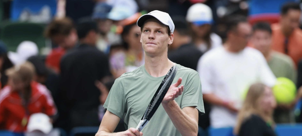 Jannik Sinner at Shanghai semifinal