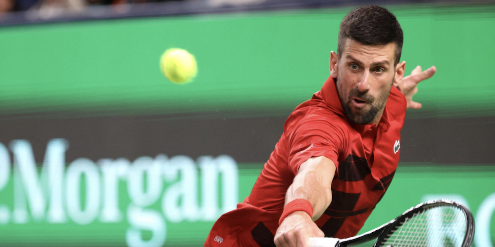 Novak Djokovic at Shanghai semifinal