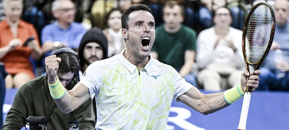 Roberto Bautista-Agut won at Antwerp