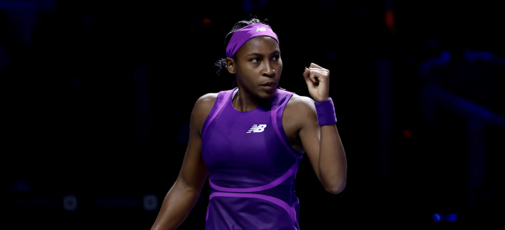 Coco Gauff at WTA Finals final