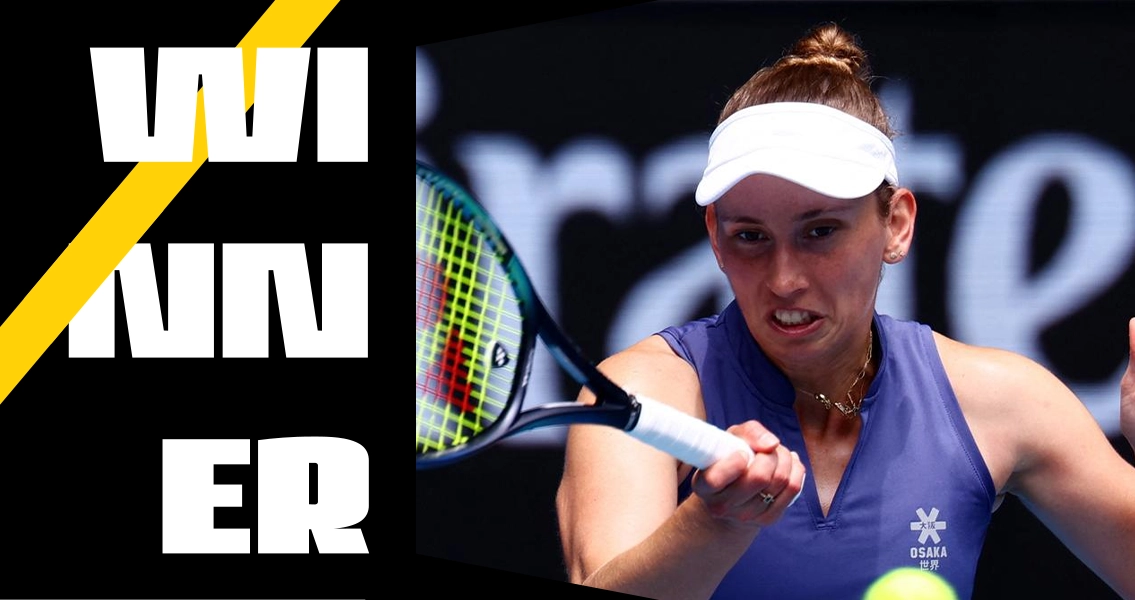 Elise Mertens won at Singapore