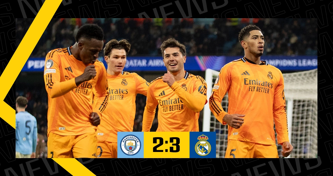 UCL Result, Man City - Real