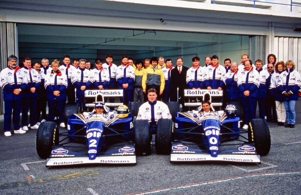 Ayrton Senna and David Coulthard