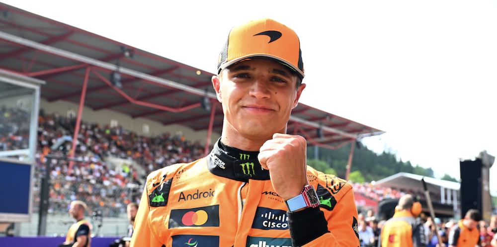 Lando Norris wins quali at Spa
