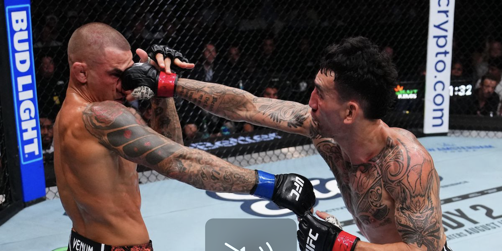 Max Holloway beats Dustin Poirier