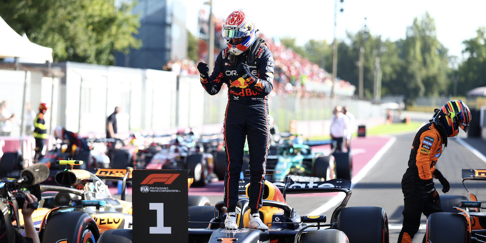 Verstappen wins pole at Monza