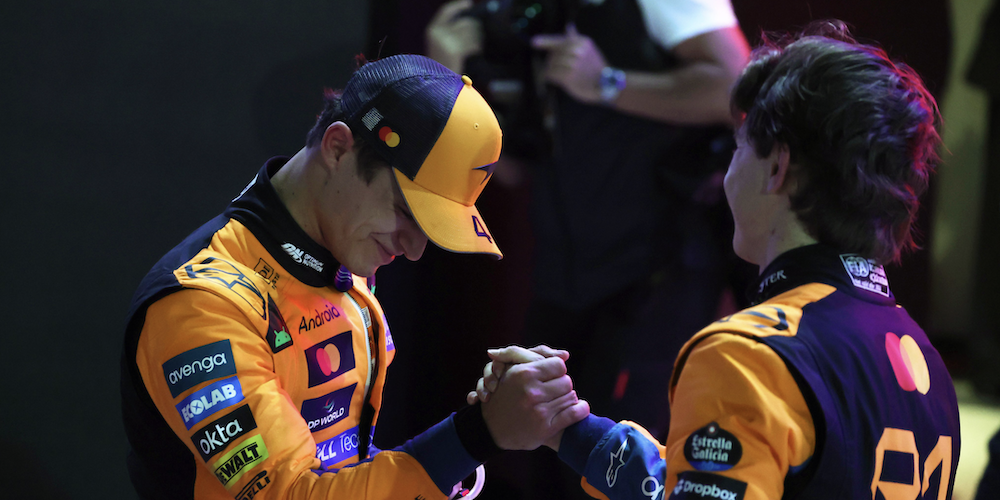 Piastri wins pole at Qatar